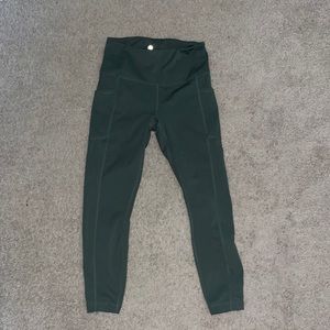 Army green workout leggings size medium